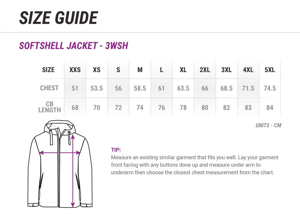 SOFTSHELL JACKET-3WSH